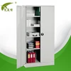Luoyang Meijie different color furniture metal cupboard cabinet with adjustable shelves steel 2 swing door filing cabinet