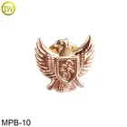 Metal tie clips gold color alloy tie clasp/brooch pin/tie bar promotion