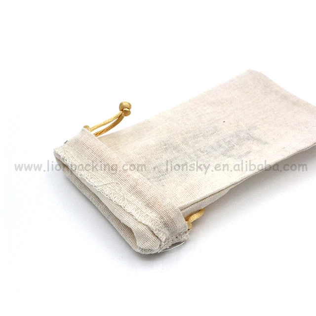 christmas gift bag natural flower bag cotton gift pouch