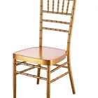 popular tiffany dining aluminum stacking luxury gold wedding event chiavari chair