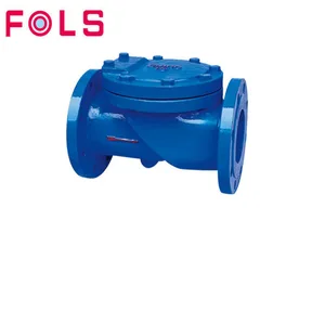 flange type rubber flapper check valve