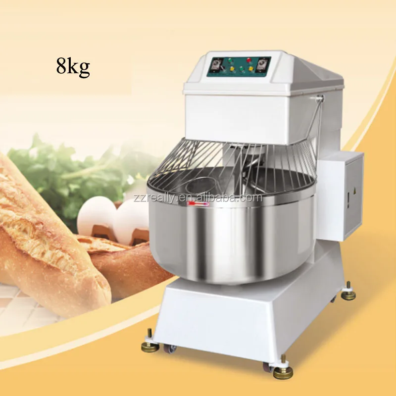 Hot Sale Electric 8kg Bread Dough Mixer Commercial Spiral Wheat Flour