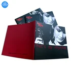 High quality custom saddle stitching binding brochure printing service
