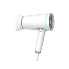 Professional Multi-function Foldable Hair Dryer With Ionic And Lamp Ring
