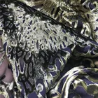 2019 silk velvet nylon viscose velvet burnout printing fabric