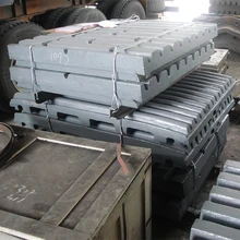 Ore Mining JM1211 High Manganese Steel Crusher Fixed Jaw Plate for sale
