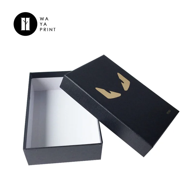 2018 new design custom black cardboard large gift box