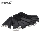 High Quality and Black hook and loop strap with metal buckle