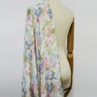 Hangzhou Custom Printed 100% Natural Floral Printed Silk Jianhong Crepe Garment Fabric