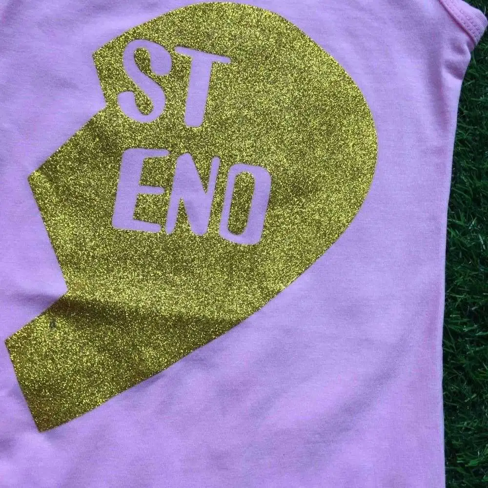 baby girls Summer dress pink best friend dress girls sister dress girls Tassel dress with accessories