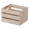 Used cheap wooden wine crates with cut handles