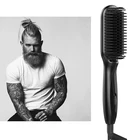 Men Beard Hair Styler Professional Ceramic Electric Ceramic Hair Flat Iron Straightening Brushes And Combs