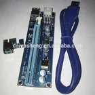 Hot Sale 006c 007s 008 009s pci-e x16 riser card bitcoin miner
