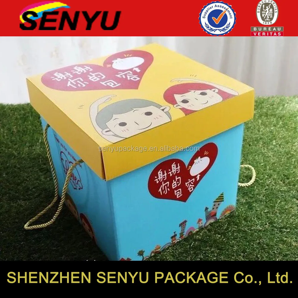 beautiful design paper custom gift box for packaging