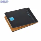 Leather Wallet Women 2019 Smart RFID Slim Leather Wallet for Men and Women Money Clip Wallet