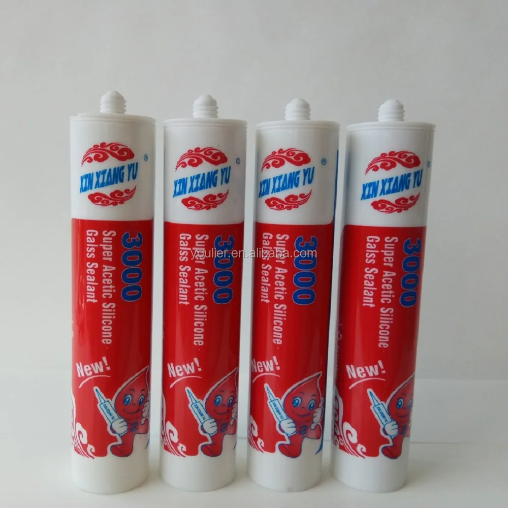 cheap acid gp rtv structural glass acetic silicone free sealant