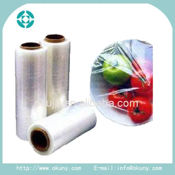 stretch film type for food wrapping pvc cling film