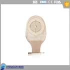 medical ostomy bag,one piece colostomy bag with breathable non-woven material