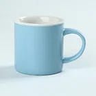 Promotional smart drinking full color glazed reusable ceramic coffee cup