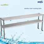 Table Stainless Steel Work Table Top Shelf Table Top Display Rack