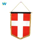 Custom cheap pennant flags logo, triangle flag pennant banner