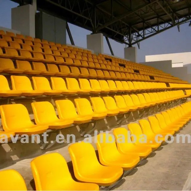 cricket,softball,rugby,volleyball simple blow mold stadium seat,bleacher for ball sports public events