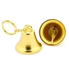 Small Toy Brass Bell Souvenir Metal Hand Held Bell Keychain