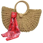 Paisley printed Square scarf with Keychains Head Scarf