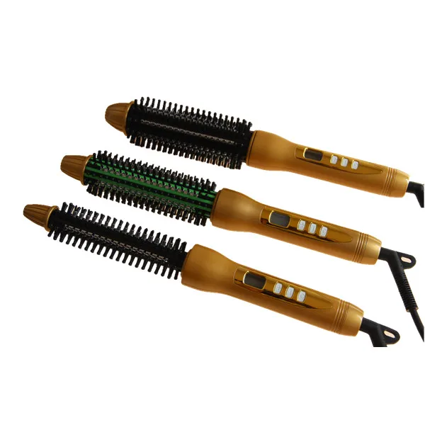 Wholesale hot sales fast PTC heater easy control hair curling brush with private label,welcome to OEM
