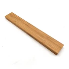 Kitchen wall mount nature wood bamboo magnetic knife block magnet knife holder stand