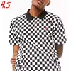 Checkered Print Polo Shirt