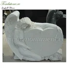 Angel Marble Headstones, White marble monument tombstone