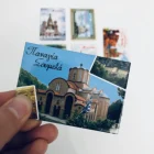 tin/metal magnetic card/tourist souvenir fridge magnet