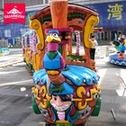 Playground Very cheap indoor shopping mall track train pirate train for sale