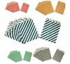 Promotion paper bags 13x18 colorful chevron Treat Craft Paper Food Safe Bags Party Favors Best Gift Bags for guests