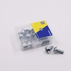 small package galvanized zinc/copper/nickle plated cross recessed round head machine screws