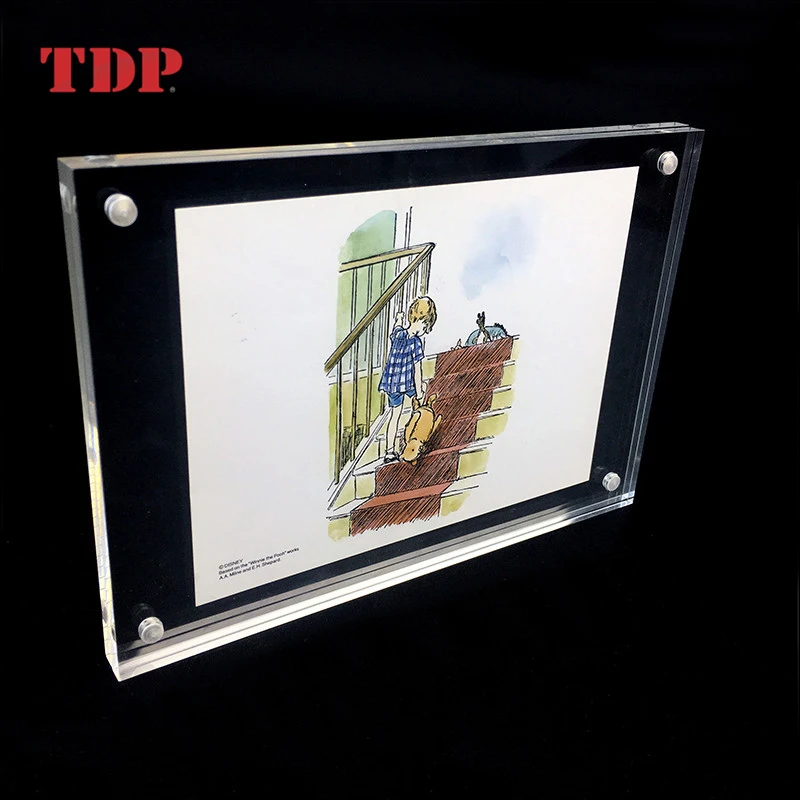 Factory Custom Simple Design Funny Acrylic Photo Picture Frame For Home