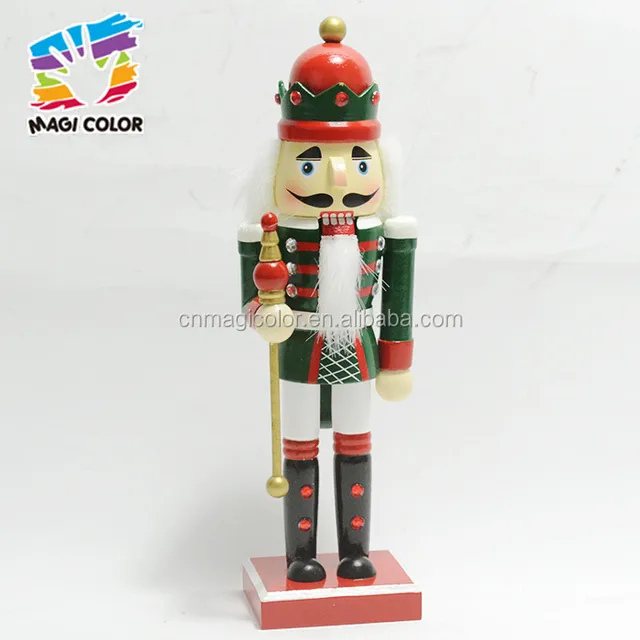 wholesale new arrival wooden king nutcracker ornament toy for