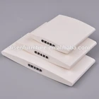 Adjustable white PVC window louver vinyl shutter components