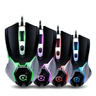 Q6 6D Optical Drivers Usb Gaming Mouse RGB Wired Ergonomic mauses gamer genius mice for CF/LOL games