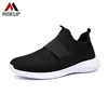 low price Light wight Comfort MD sole black sneakers men no laces casual shoes