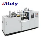 Full automatic paper tea cups glass making machine prices with gear box