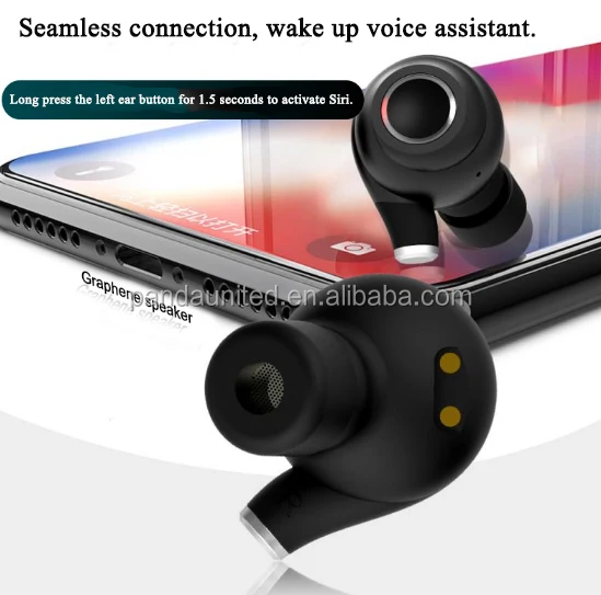 High Quality Headphone TWS P6 In Ear Earphones Wireless Earbuds Master-slave Dynamic,Sport Headset - ANKUX.COM