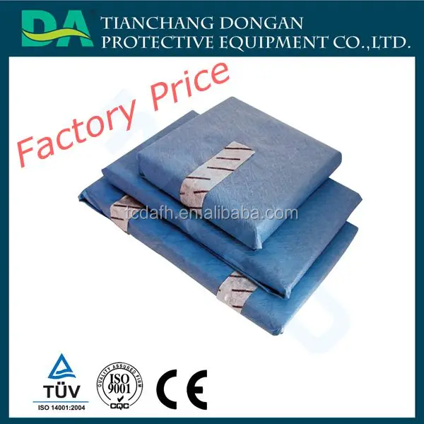 waterproof drape disposable surgical sterile towel crepe paper