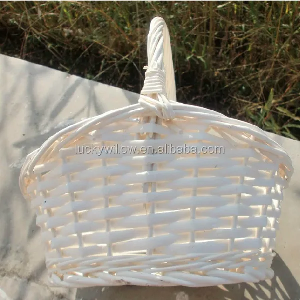 half willow material wicker eggs basket from linyi