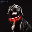 wholesale pet supplies led dog collar leash for dog night safety walking