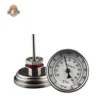Weldless Bi-metal Thermometer Kit, 3"Face & 2"Probe, 1/2"MNPT, 0~220F degree, Beer Brewing Thermometer, Homebrew Kettle