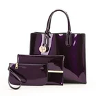 Wholesale Women Leather Bags Purses Handbags Tote Ladies Bag Set 3 pcs For Ladies