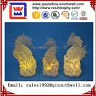 2017 Antique souvenir Ceramic Seahorse statue with LED