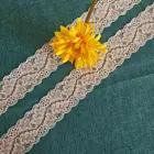 narrow nylon spandex lace trim for garment and dress